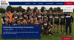 Desktop Screenshot of oarugby.com