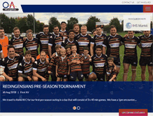 Tablet Screenshot of oarugby.com